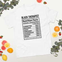 Load image into Gallery viewer, Black therapist nutrition fact
